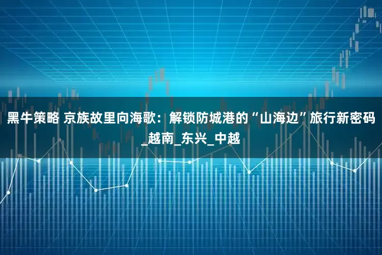 黑牛策略 京族故里向海歌：解锁防城港的“山海边”旅行新密码_越南_东兴_中越