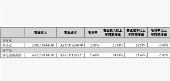 恒正网 股价大涨难掩中报亏损“寒意”，恩捷股份核心产品毛利率承压